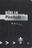 Biblia de Estudo Plenitude Para Jovens Luxo Cinza/Prata NTLH