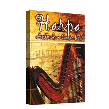 Harpa avivada e corinhos com refrão em vermelho e letra gran