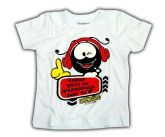 Camiseta Infantil Smiliguido-tam G-branca-I002