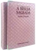 A Bíblia Sagrada - Letra Grande - Carteira - Espelhada Rosa