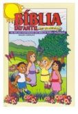 Bíblia Infantil em Quadrinhos Capa Dura Amarela/Rosa Pink