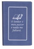 Capa Ziper Tamanho Grande Para Biblias de Estudo Jeans-cor cinza