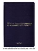 Biblia Sagrada Letra Gigante NVI luxo-cor preta