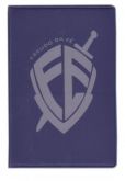 Capa Ziper Tamanho Médio Para Biblias de Estudo Azul (Escudo da Fé) Capa Ziper Tamanho Médio Para Bi