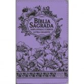 Bíblia Sagrada Grande-RC com Harpa Avivada-cor violeta