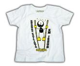 Camiseta Infantil Smiliguido-tam G-branca-I003