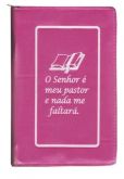 Capa Ziper Tamanho Grande Para Biblias de Estudo Pink