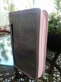 Capa Ziper Tamanho Medio Para Biblias de Estudo Violeta O Senhor e o Meu Pastor (Capa Com Porta Aces