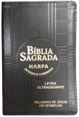 Biblia Sagrada-Letras Ultragigante-RA-Luxo-Com Harpa-cor preta-