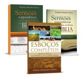 Combo 3 Livros - Esboços Bíblicos Completos