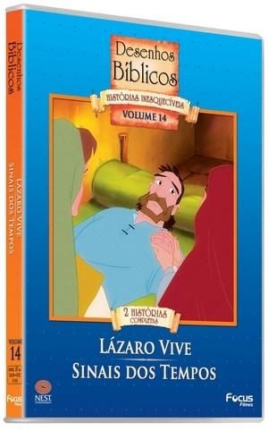 Desenhos Bíblicos Vol. 14 - Lázaro Vive / Sinais Dos Tempos - DVD
