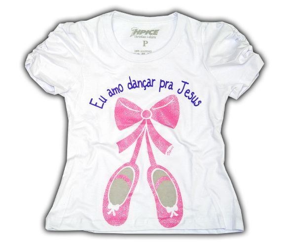 Camiseta Infantil-tam g /cor branca- I17