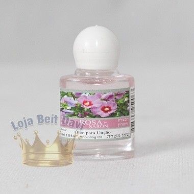 Óleo Para Unção Rosa De Saron 10ml - VIDRO