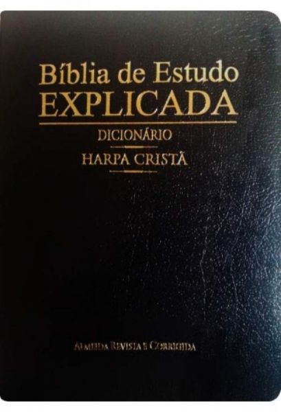 Bíblia De Estudo Explicada Dicionário Harpa Cristã Índice