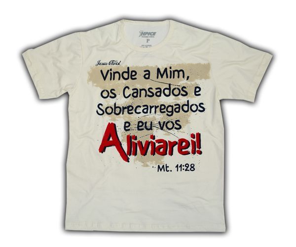 Camiseta Adulto-tam m- p-cor bege-C182