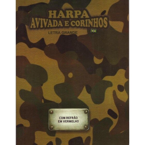 Harpa Cristã Letra Grande Com Corinhos Capa Espiral Masculin