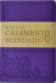 Biblia De Estudo Casamento Blindado Bicolor Roxa/Creme (Tradução Almeida Seculo 21)