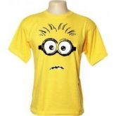 Camiseta Minion-Meu Malvado Favorito-Tam 1P/1G-Cor: Amarelo Ouro=AN1516