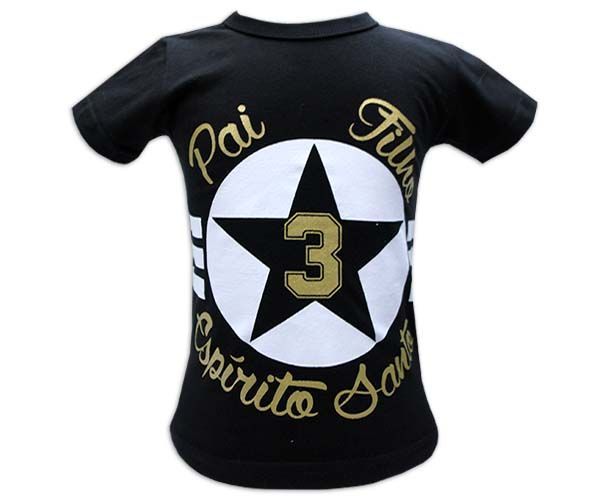 Camiseta Infantil=Espirito Santo=I20 tam p/m=cor preta