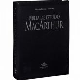 Biblia Estudo Macarthur-RA/Capa Luxo/cor preta