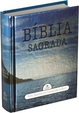 Biblia Sagrada NTLH-Geometrico-cor verde / azul