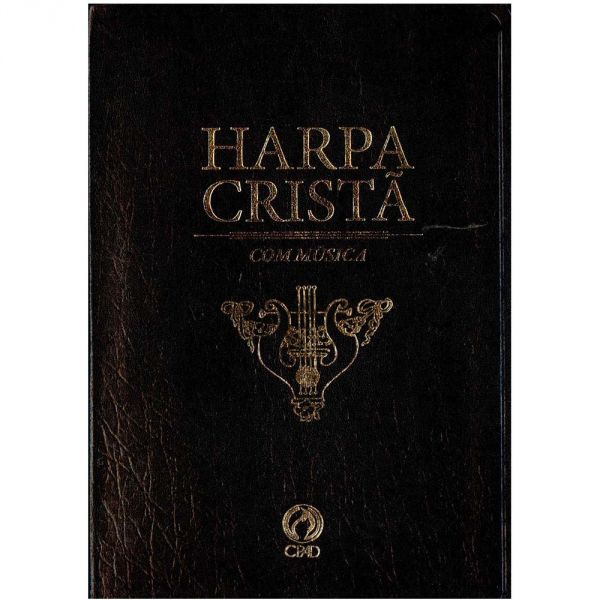 Harpa Cristã com música-cor preta-CPAD