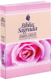 Biblia Sagrada RC LG Harpa Cristã-toque Feminino