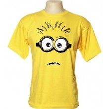 Camiseta Minion-Meu Malvado Favorito-Tam 1P/1G-Cor: Amarelo Ouro=AN1516