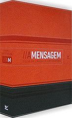 Biblia A Mensagem em Linguagem Contemporanea Laranja e Verde