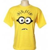 Camiseta Minion-Meu Malvado Favorito-Tam M/G-Cor: Amarelo Canário=AN1516