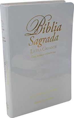 Biblia Sagrada RA Letra Gigante -cor branca