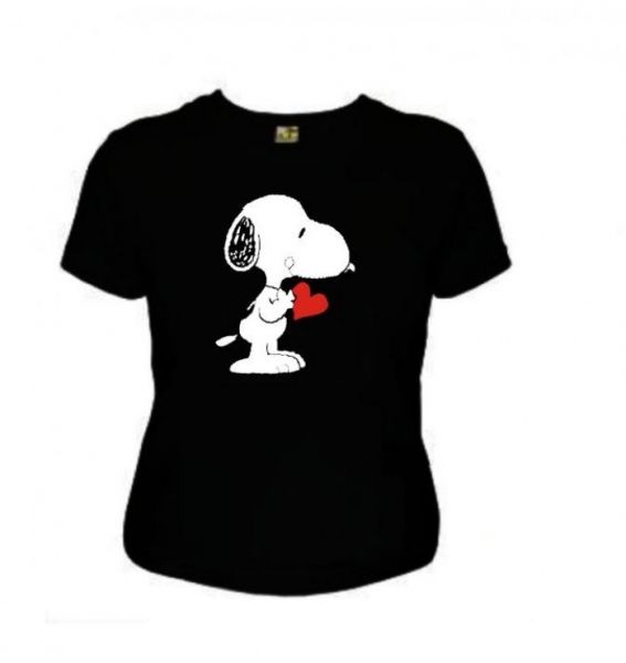 Camiseta Snoopy Atacado-Tamanho:M-Cor: Pink	AN1234