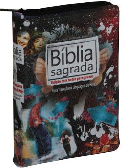 Biblia-Edição com notas para Jovens-LH-cor pink