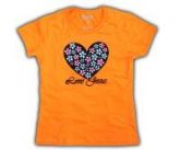 Camiseta Baby Look/tam g-cor laranja-B194