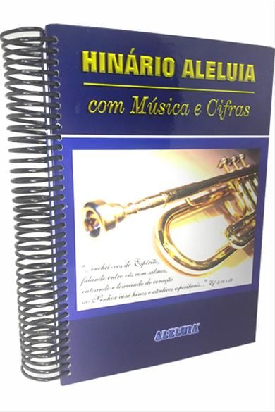 Hinário Aleluia Com Música e Cifras - Espiral Azul