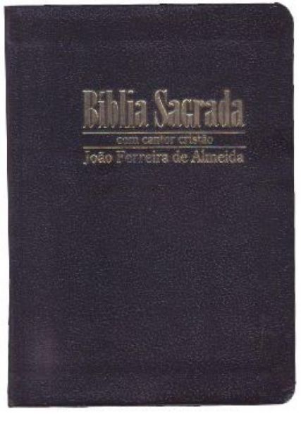 Bíblia Letra Grande/Cantor Cristão Com Pauta-cor marrom/preta