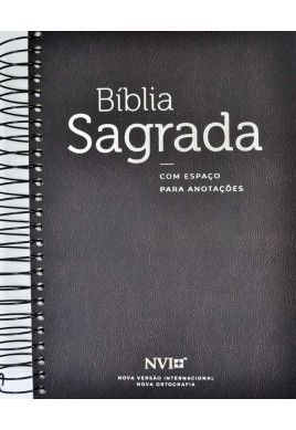 Bíblia Sagrada Anote Zebra | Nvi | Letra Normal | Com Espeaço