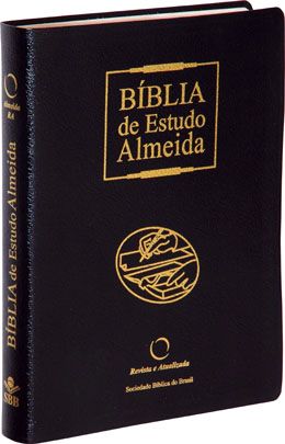 Biblia de Estudo Almeida RA-cor preta