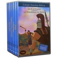 Kit Coleção Desenhos Bíblicos - Vol 13 ao 18 (6 DVDs)