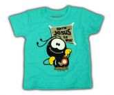 Camiseta Infantil Smilinguido/tam m/cor azul-1004