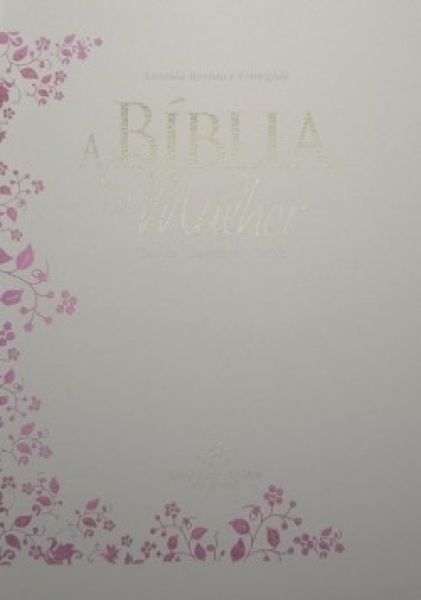 A Biblia Da Mulher Formato Grande Branca RC (Gratis Sobrecapa Plastica)