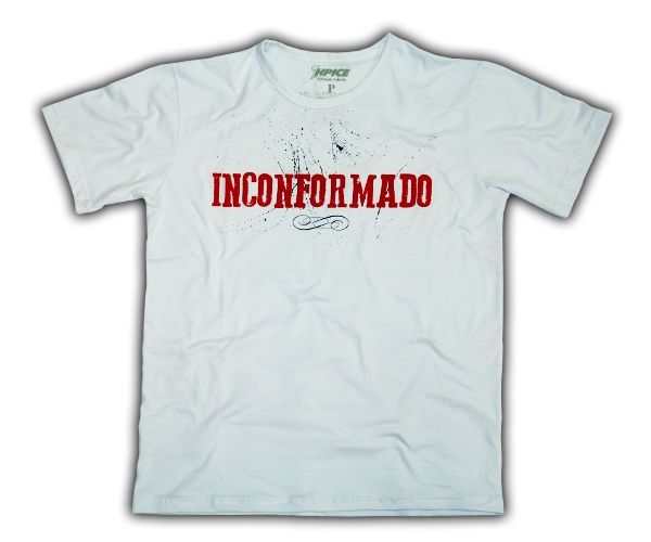 Camiseta Masculina-tam m-cor branca-C183