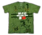 Camiseta Masculina/tam G/cor verde-C133