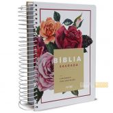 Bíblia NVI - Com Espaço Para Anotações Espiral - Floral