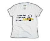 Camiseta Baby Look/tam g-cor branca-B198