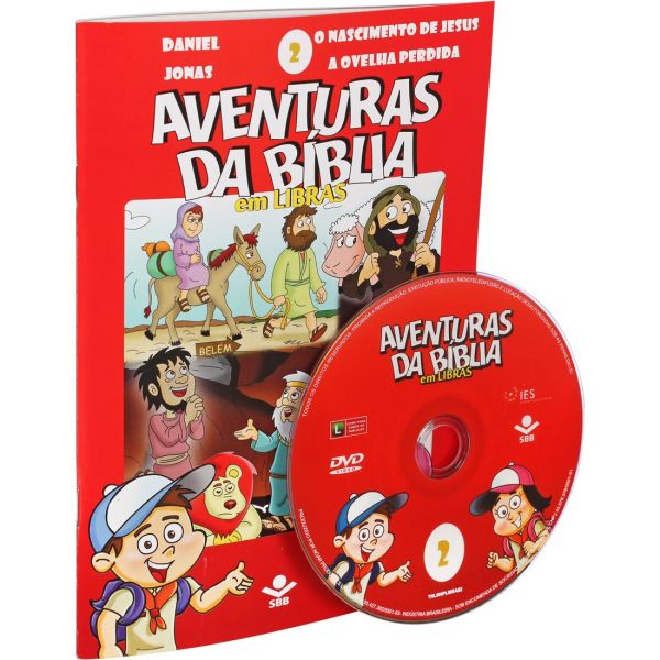 Série DVD – Aventuras da Bíblia em Libras - 2º Volume