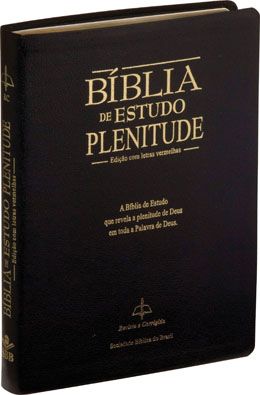 Biblia Estudo Plenitude RC-cor preta